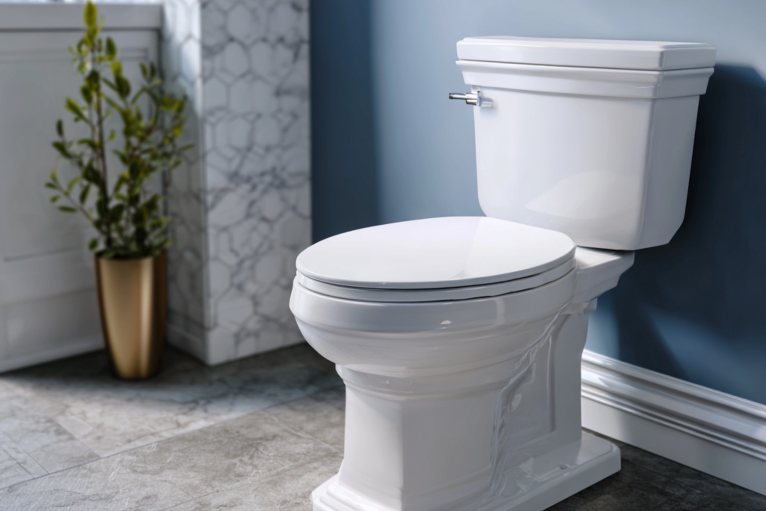 Toilet installation - photo